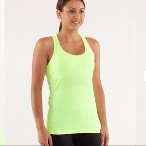 Lululemon swiftly Tech Racerback neon yellow/green